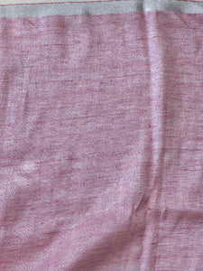 Floral Hand Embroidery Detailed Linen Saree | NHH117