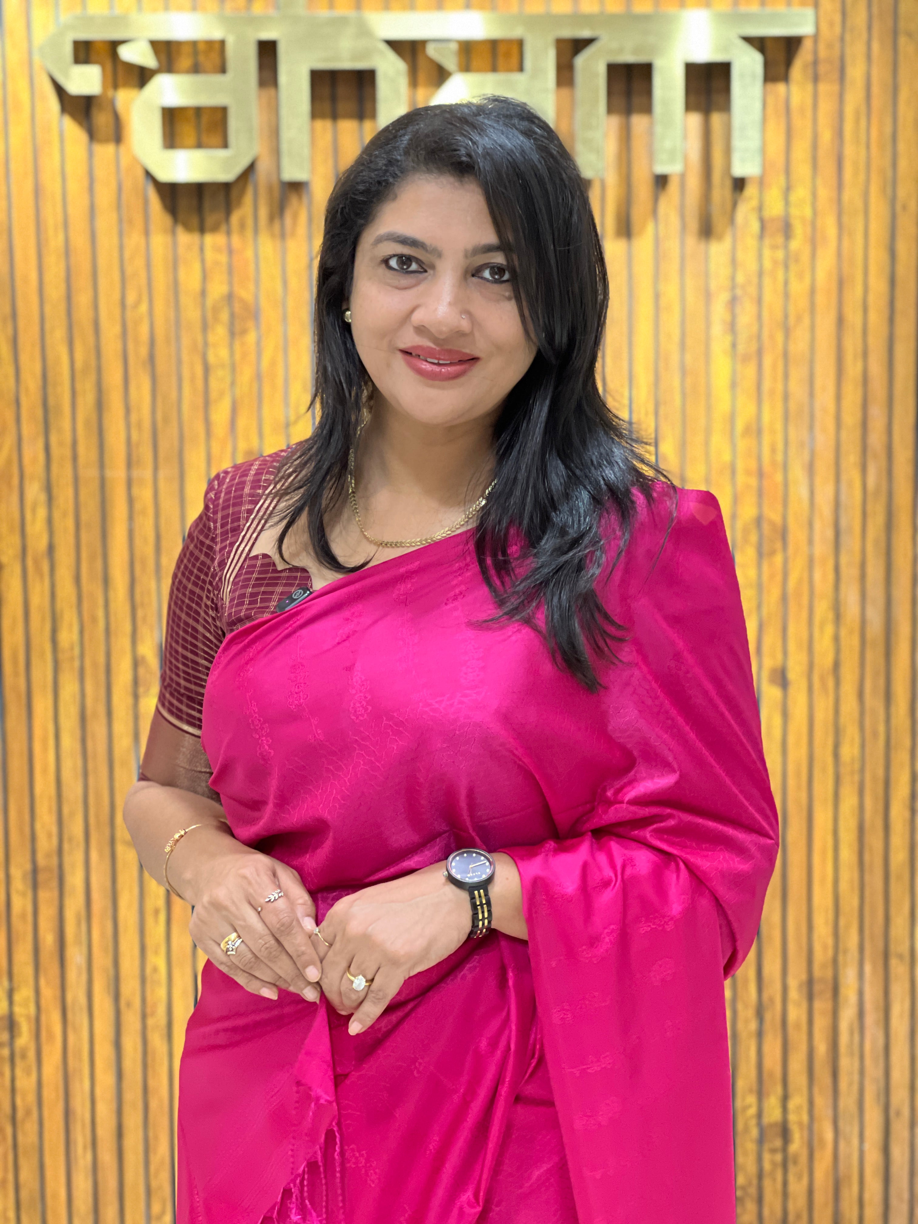 Embossed Weaved Pattern Semi Soft Silk Saree | RTD134