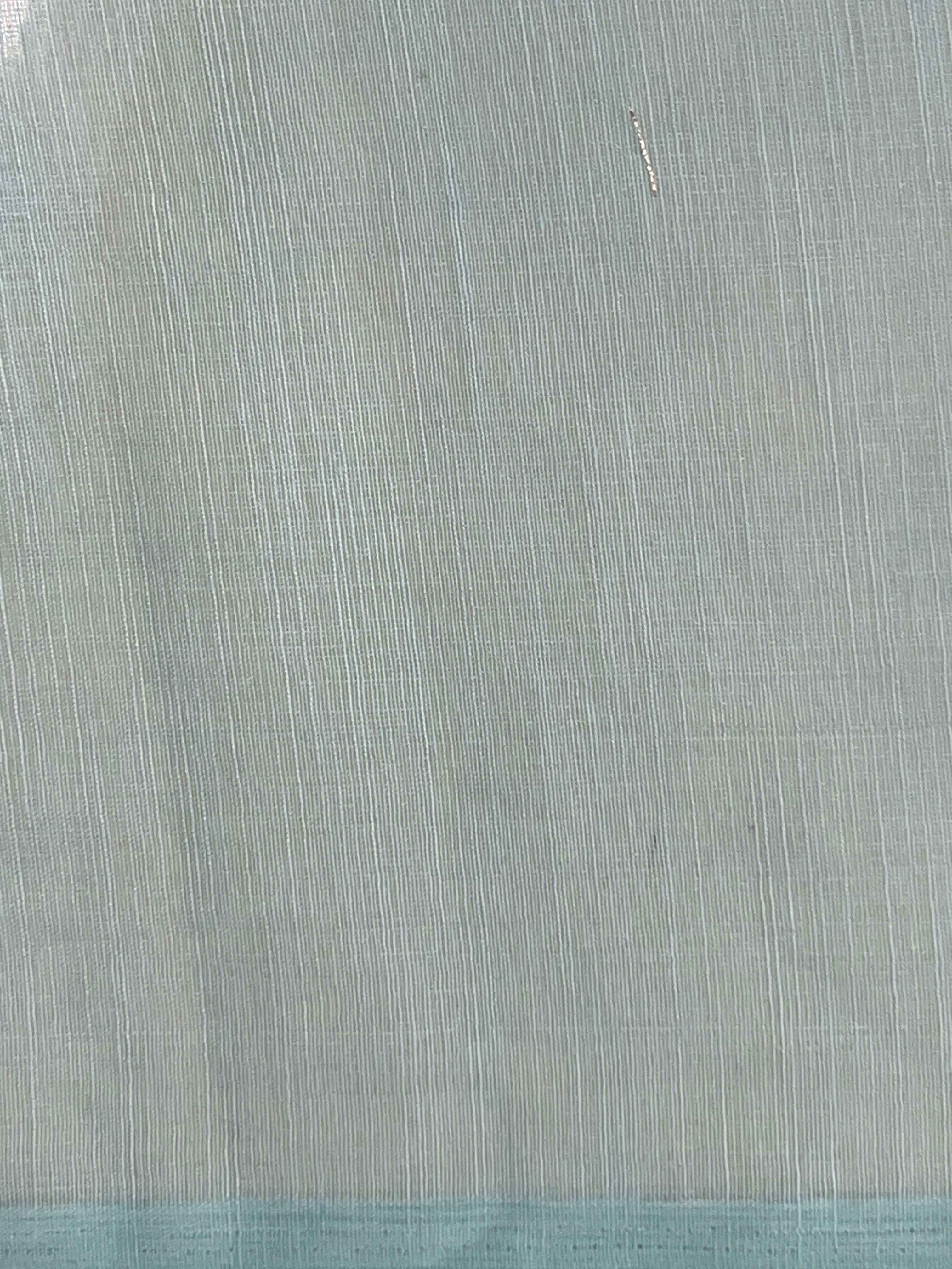 Floral Machine Embroidery Detailed Linen Cotton Saree | RP786