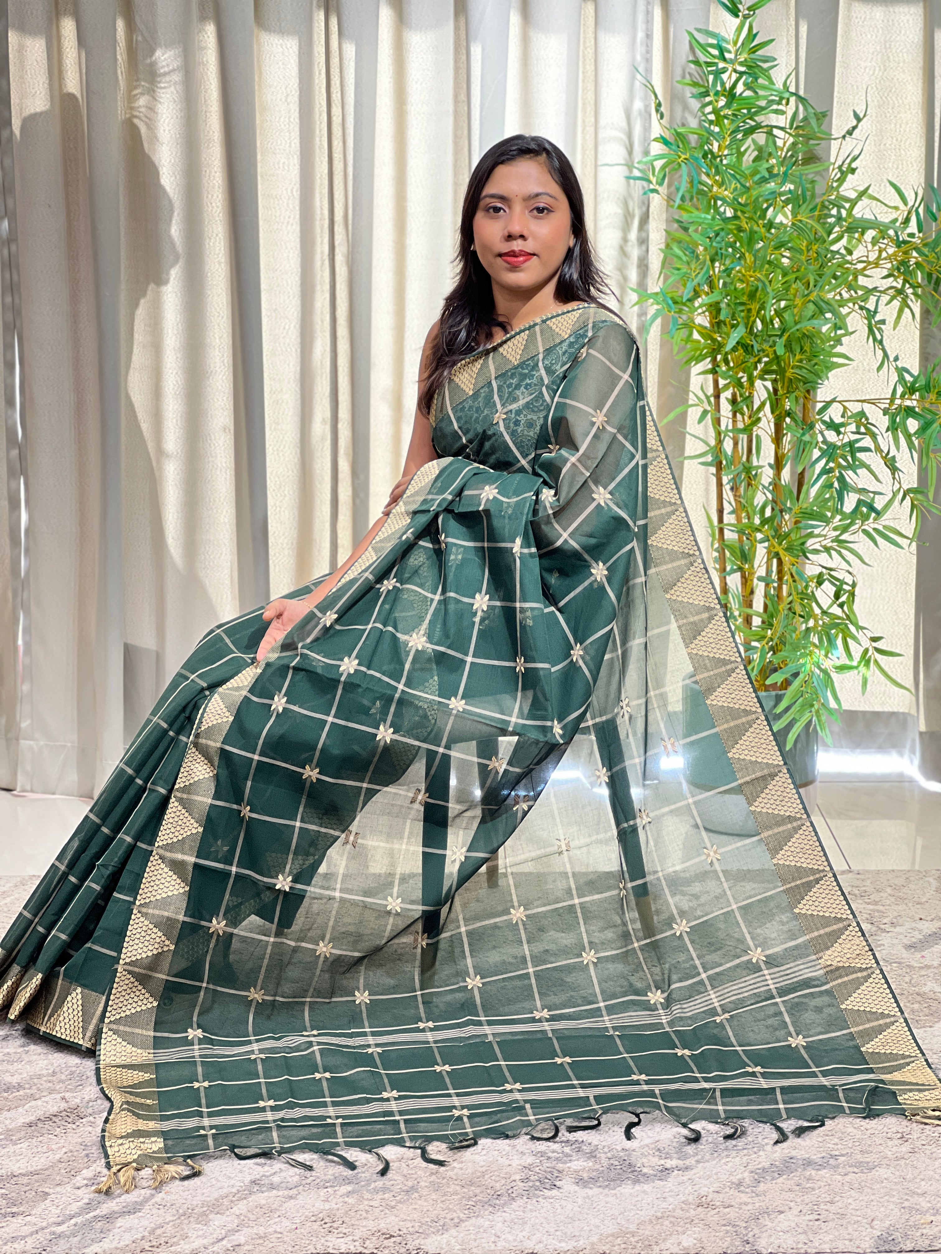 Traditional Cotton Saree | GAS112