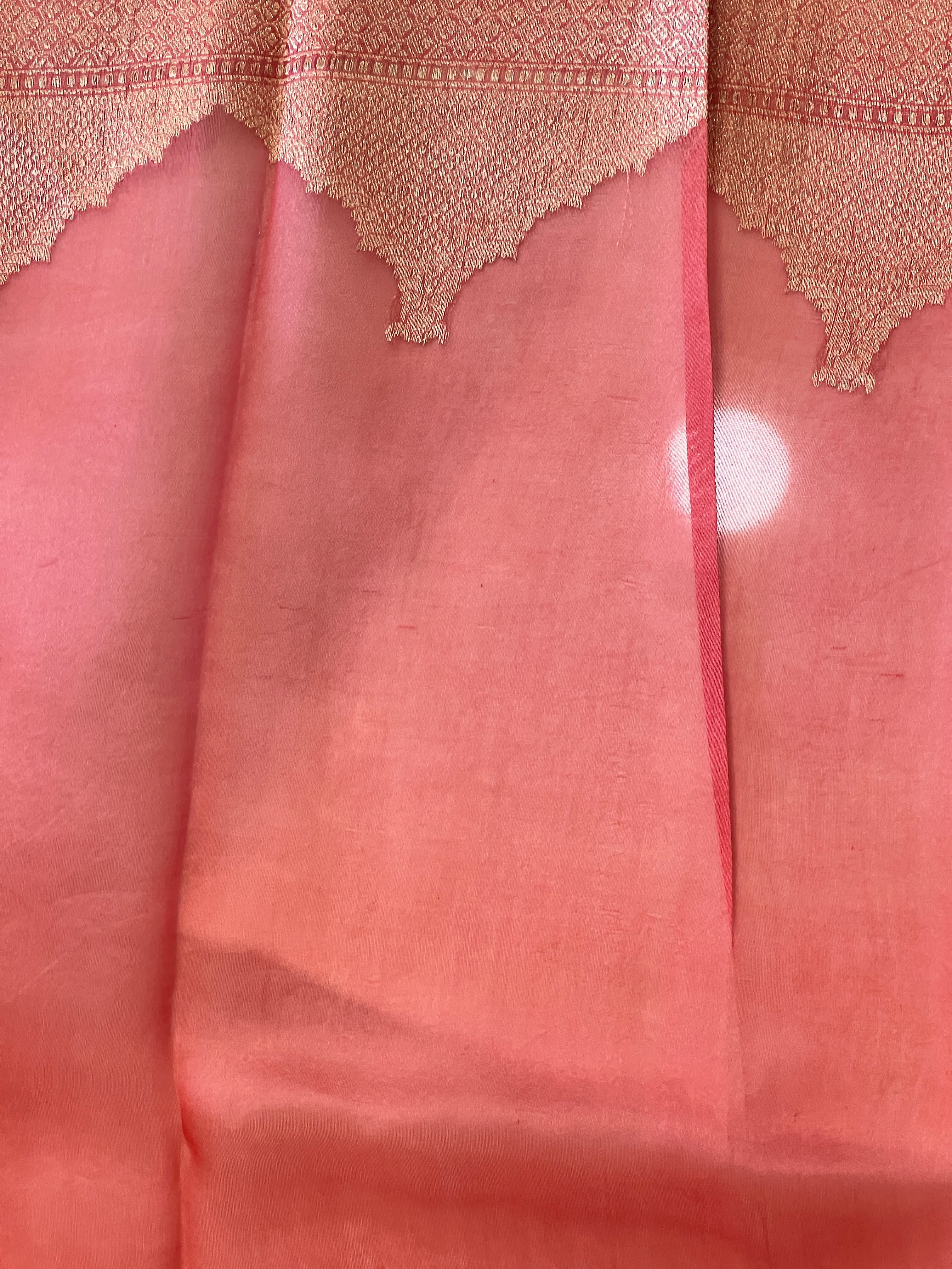 Banarasi Weaved Border  Silk Organza Saree | JCL658
