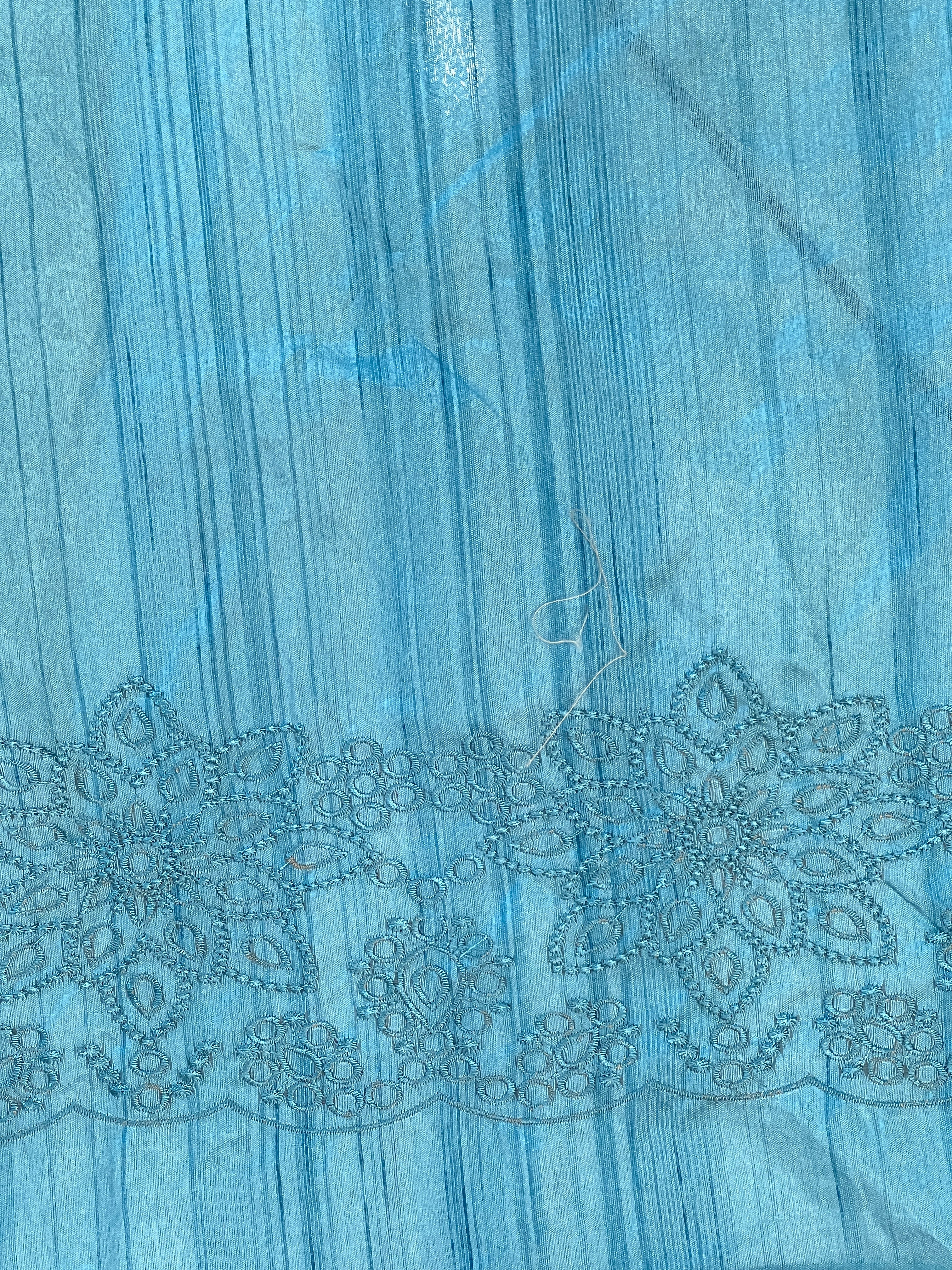 Floral Cutwork Detailed Semi Tussar Saree | RP778