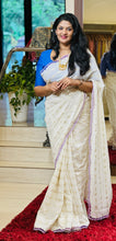 Zari Weaved With Twine Cut Work Detailed Chanderi Saree | TC418