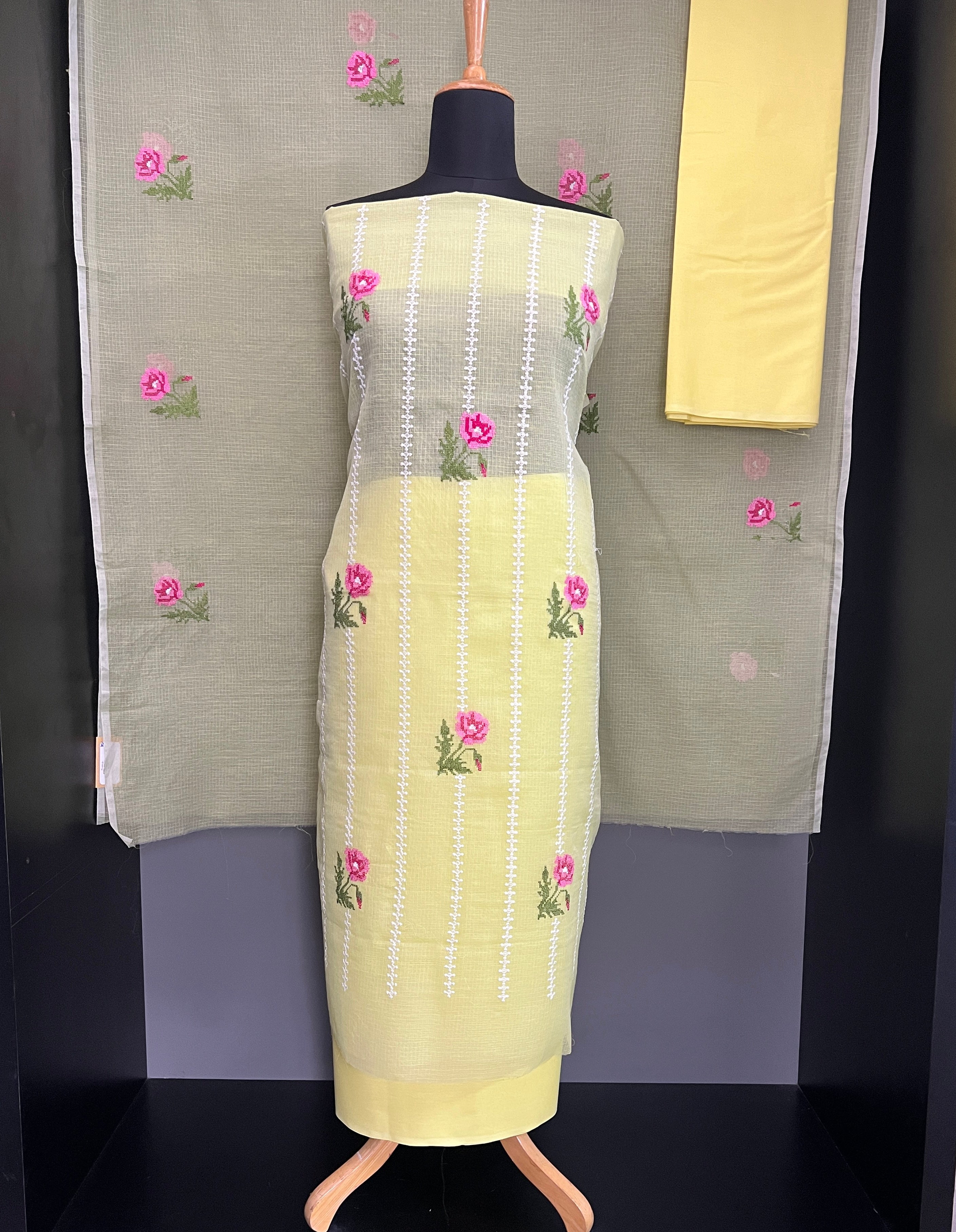 Cross Stitch Pattern Kota Salwar Set | RK337