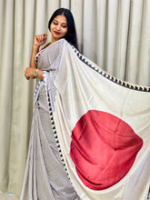 Digital Printed Crepe Silk Saree | SSN192