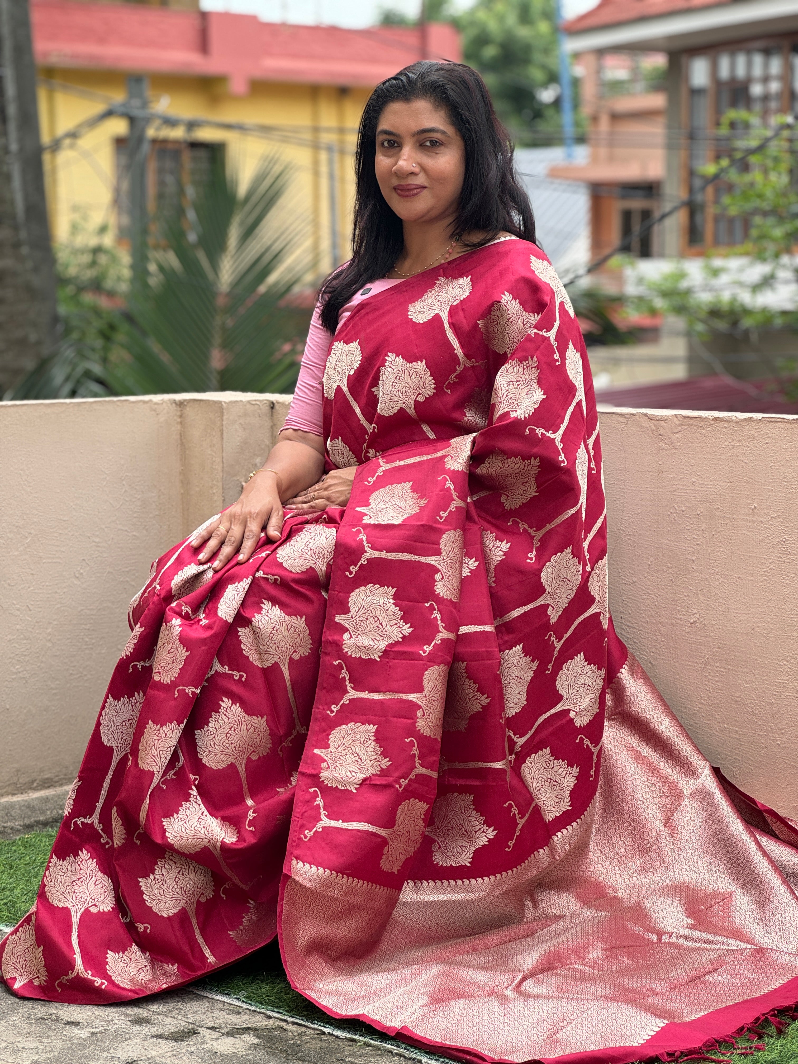 Traditional Hand Woven Kanchipuram Saree | ADB103