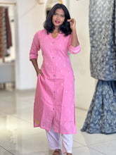 Thread Weaving Cotton Kurta Set | MSN110