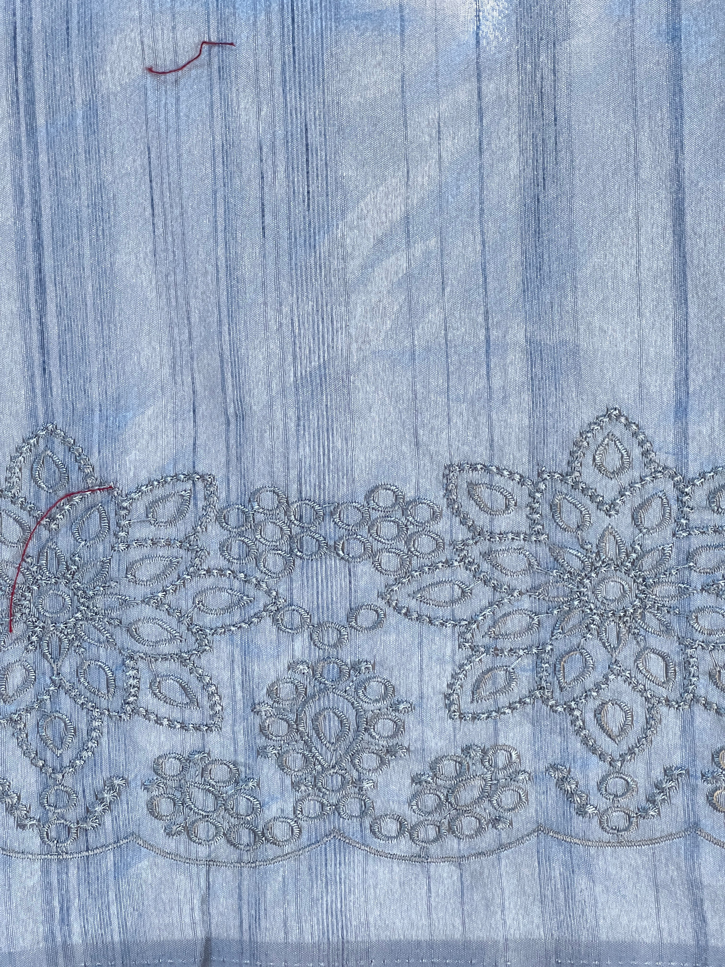 Floral Cutwork Detailed Semi Tussar Saree | RP779