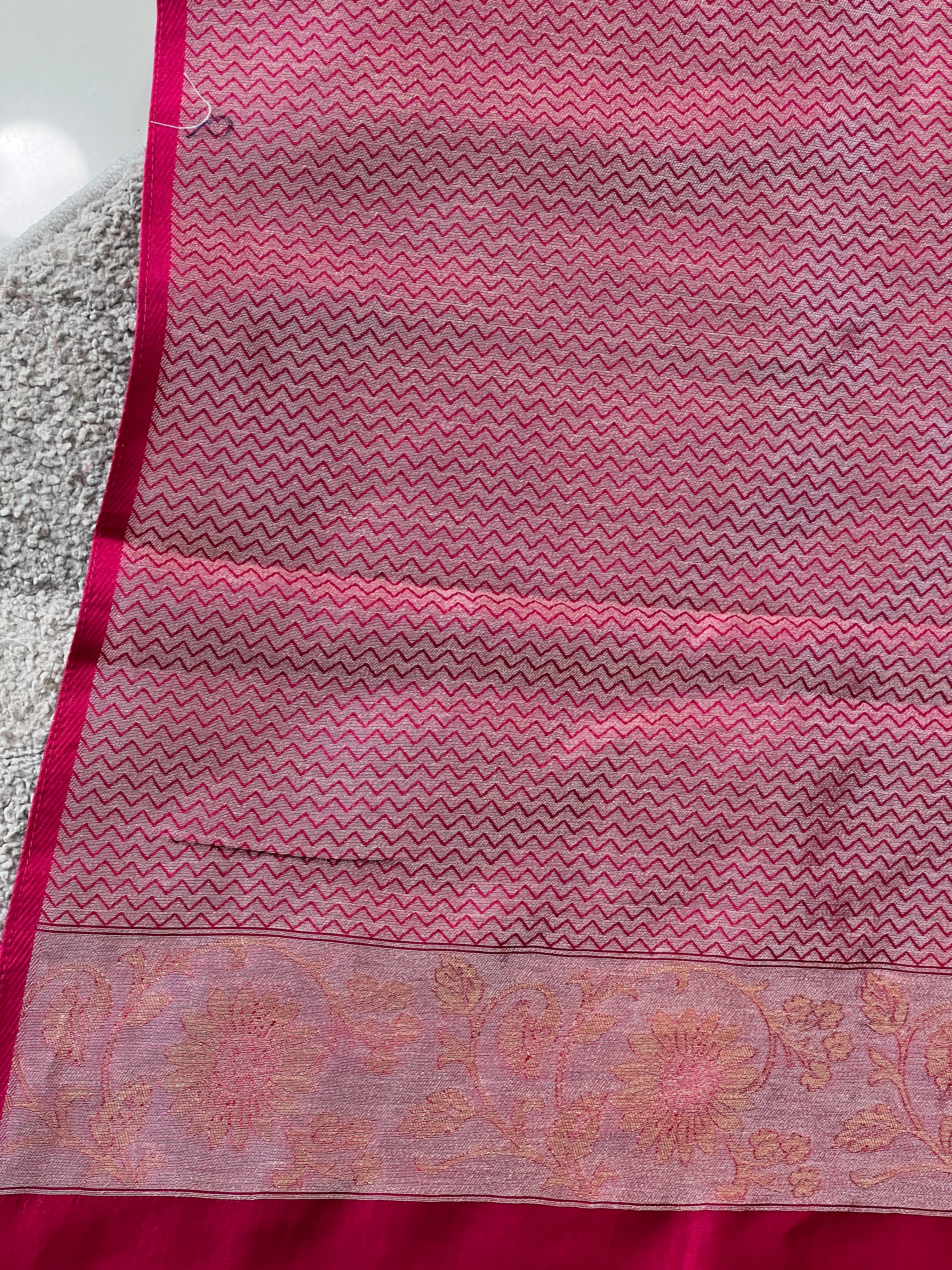 Polka Dots Detailed Banarasi Silk Saree | KSD238