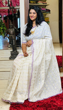 Zari Weaved With Twine Cut Work Detailed Chanderi Saree | TC418