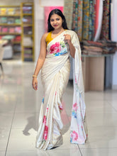 Digital Printed Crepe Silk Saree | SSN190
