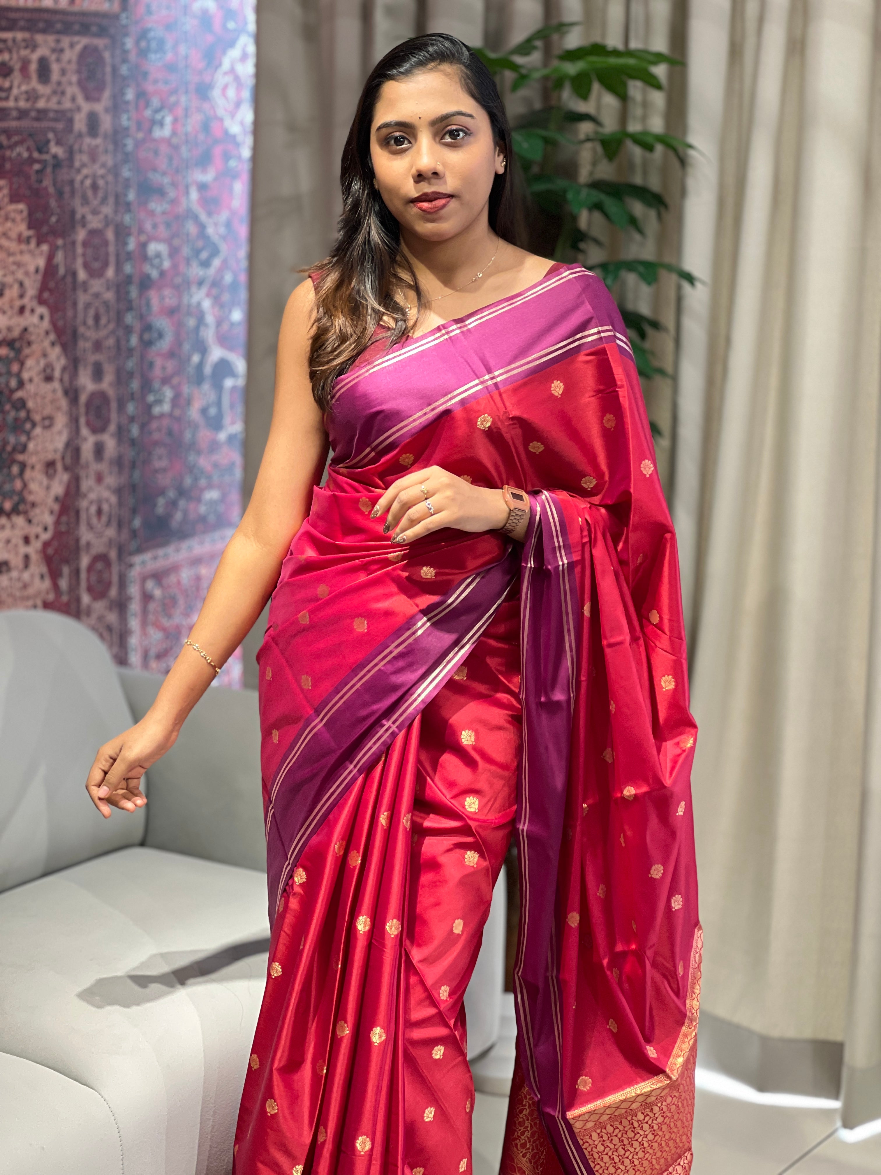 Banarasi Woven Semi Silk Saree | NN433