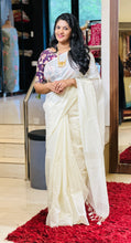 Lurex Zari Weaving Butta Detailed Chanderi Finish Saree | SSN204