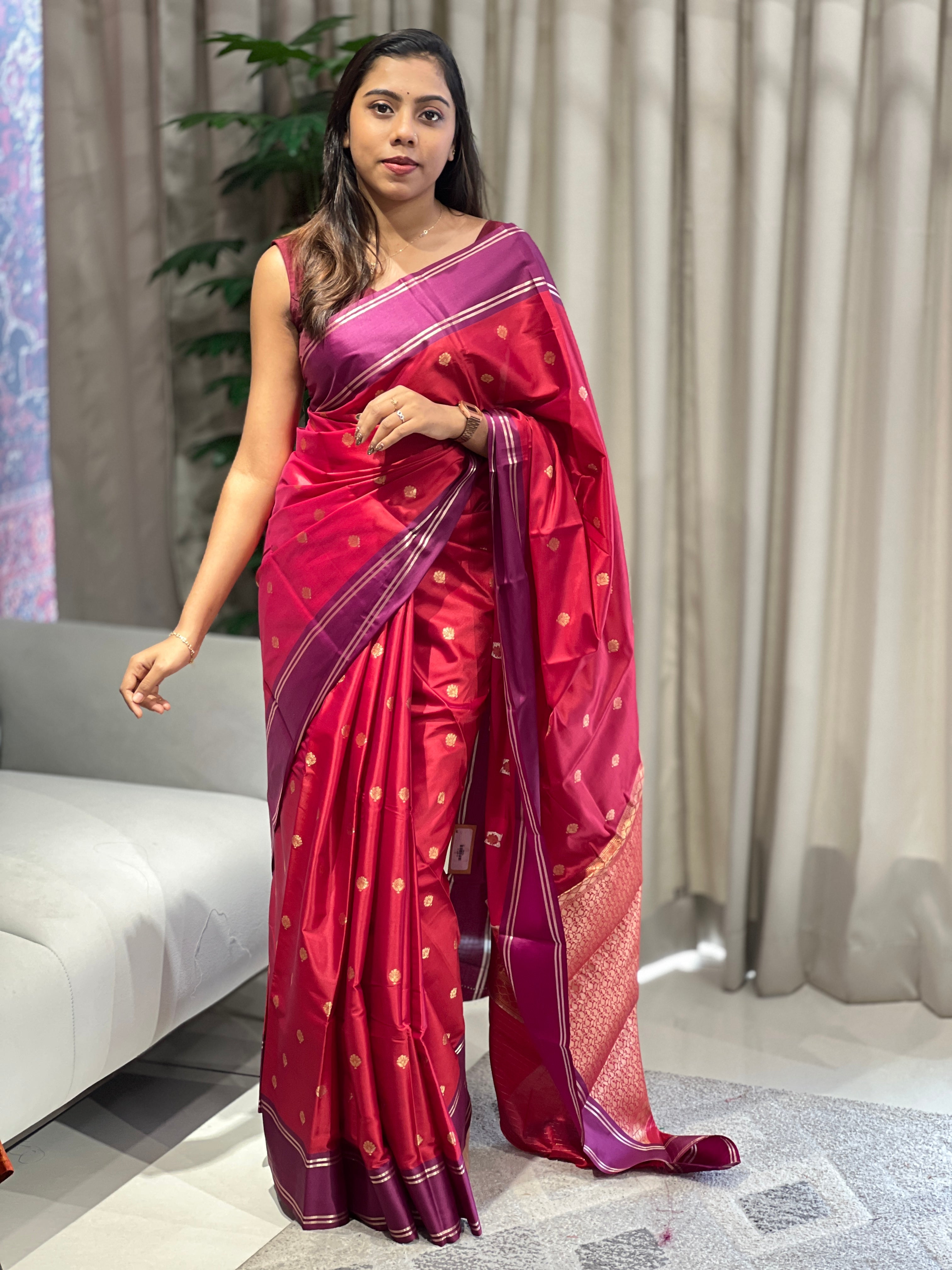 Banarasi Woven Semi Silk Saree | NN433