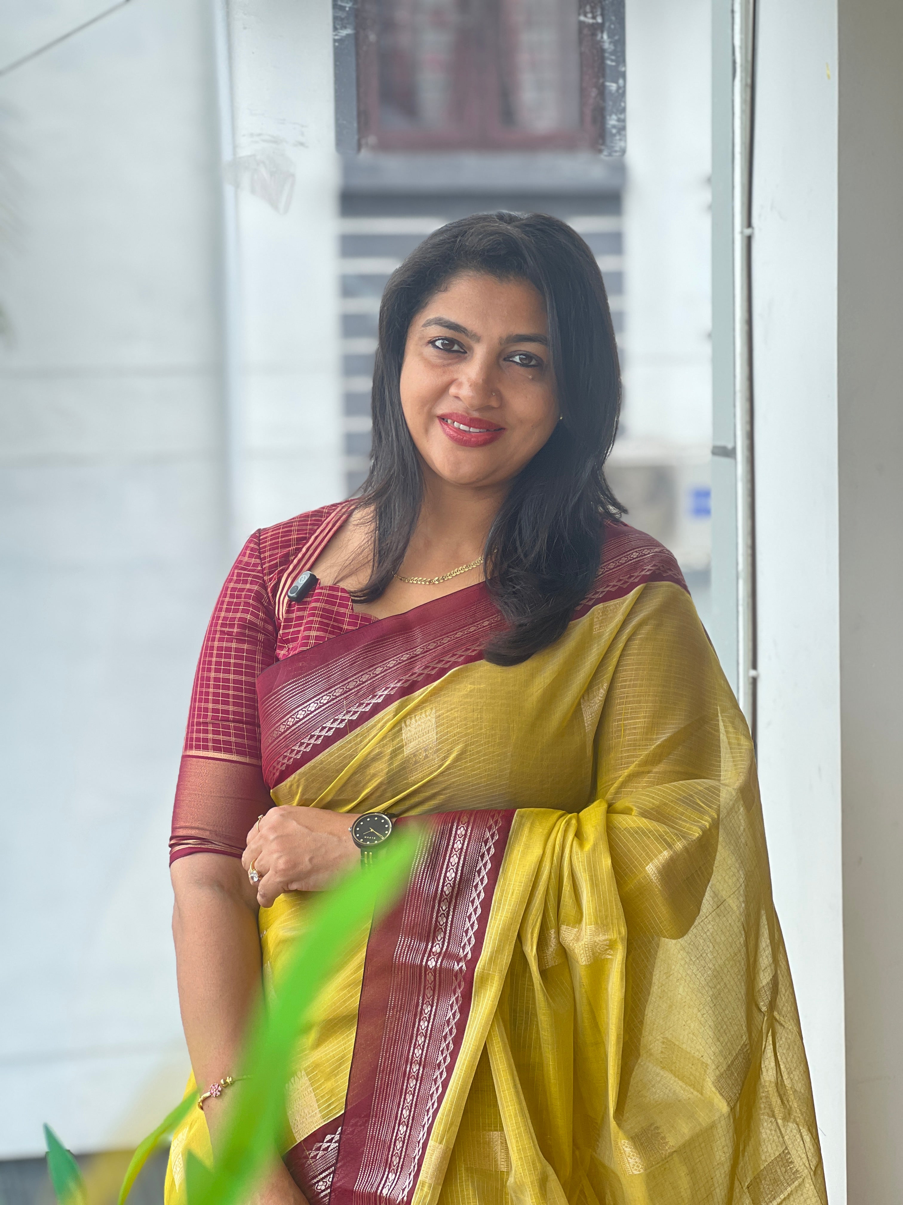 Zari Weaved Silk Cotton Saree | JAT104