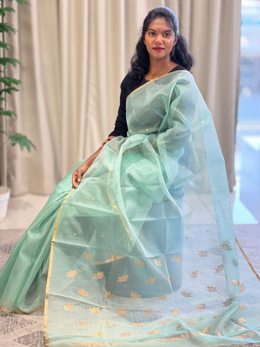 Zari Butta Detailed Chanderi Saree | RC103