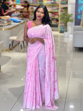 Floral Machine Embroidery Detailed Cotton Saree | VDA296