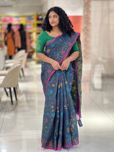 Jamdani Weaving Pattern Cotton Saree | RP600