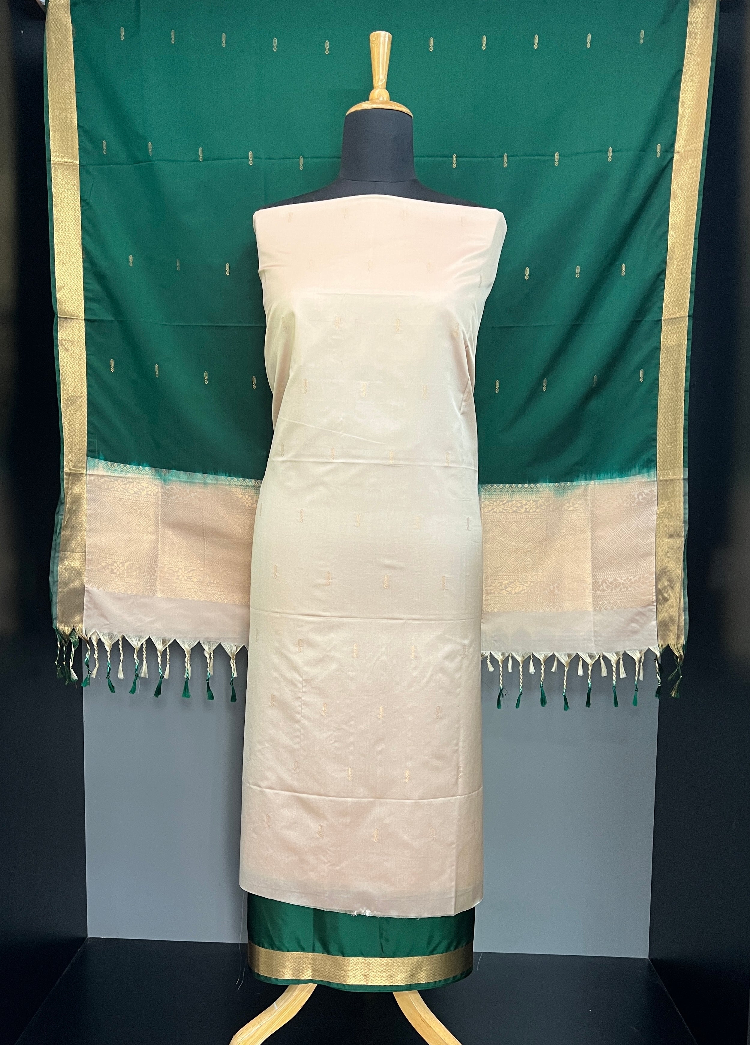Contrast Color Soft Silk Salwar Sets | PST185