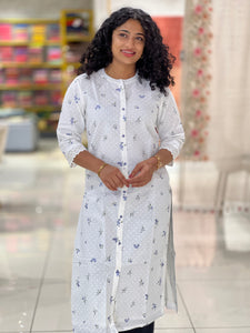 Floral Printed Cotton Kurta | RGA277