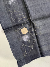 Thread Embroidery Pure Tussar Saree  | RGD713