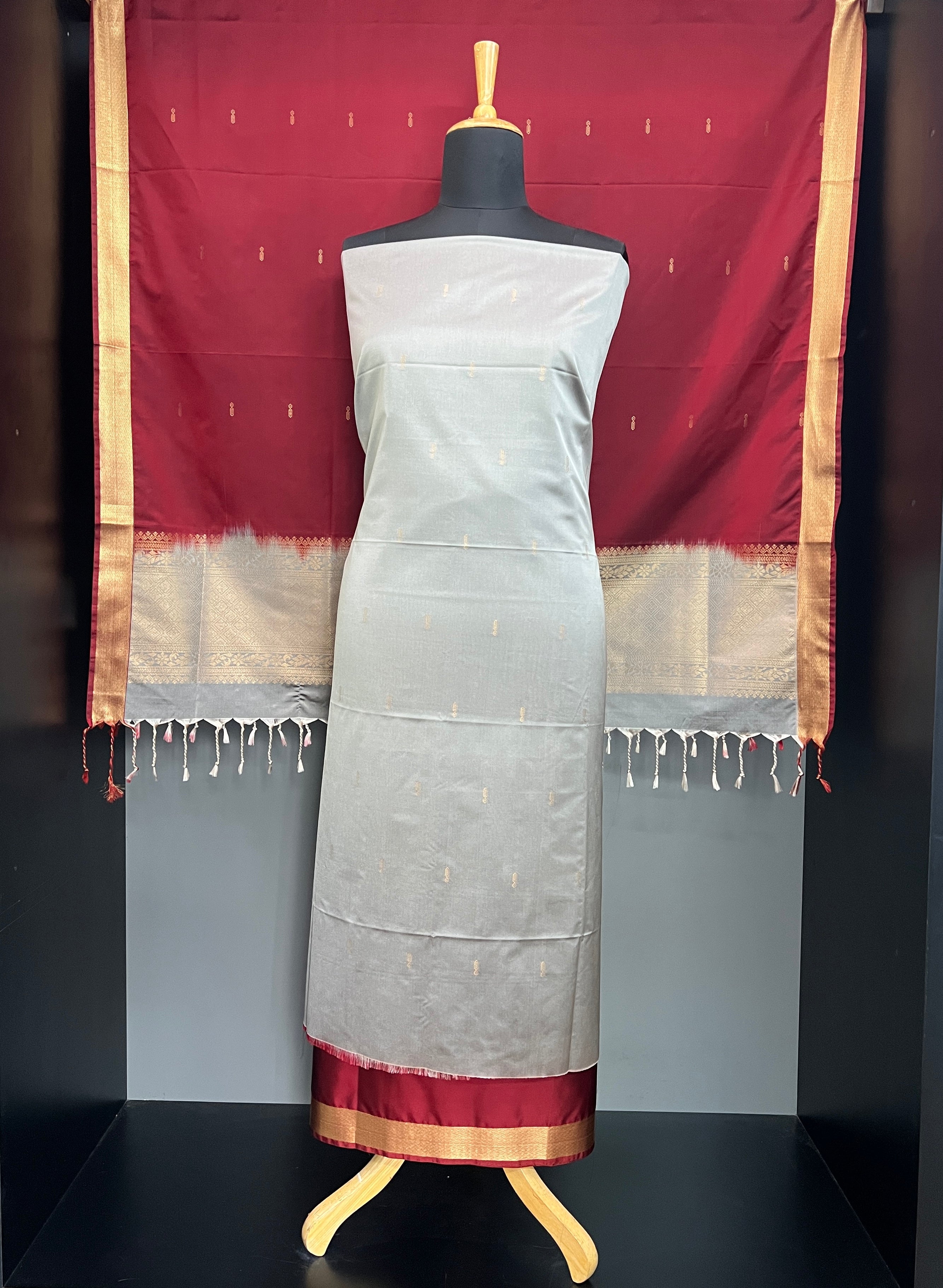 Contrast Color Soft Silk Salwar Sets | PST187