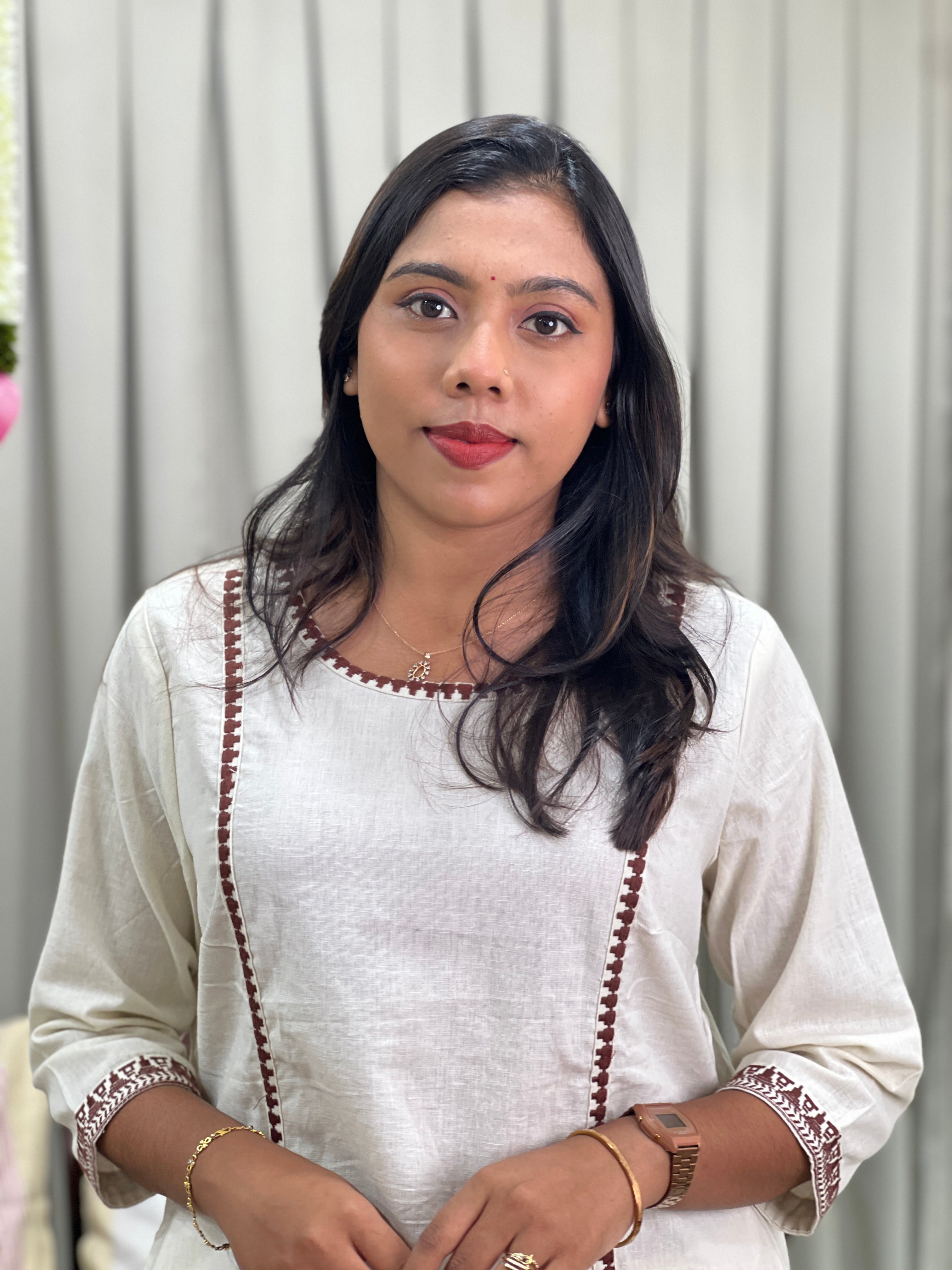 Thread Woven Patterned Soft Cotton Kurta Set | OMF104