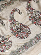 Machine Embroidery Pure Tussar Saree | RGD701