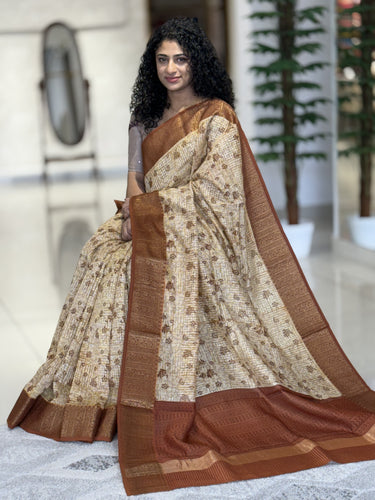 Banarasi Border Detailed Chanderi Silk Saree | RGD519