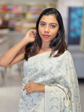 Machine Embroidery Detailed Semi Tussar Saree | PNS266