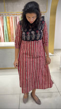 Hand Block Printed Cotton Unstitched Kurta Material | DN594