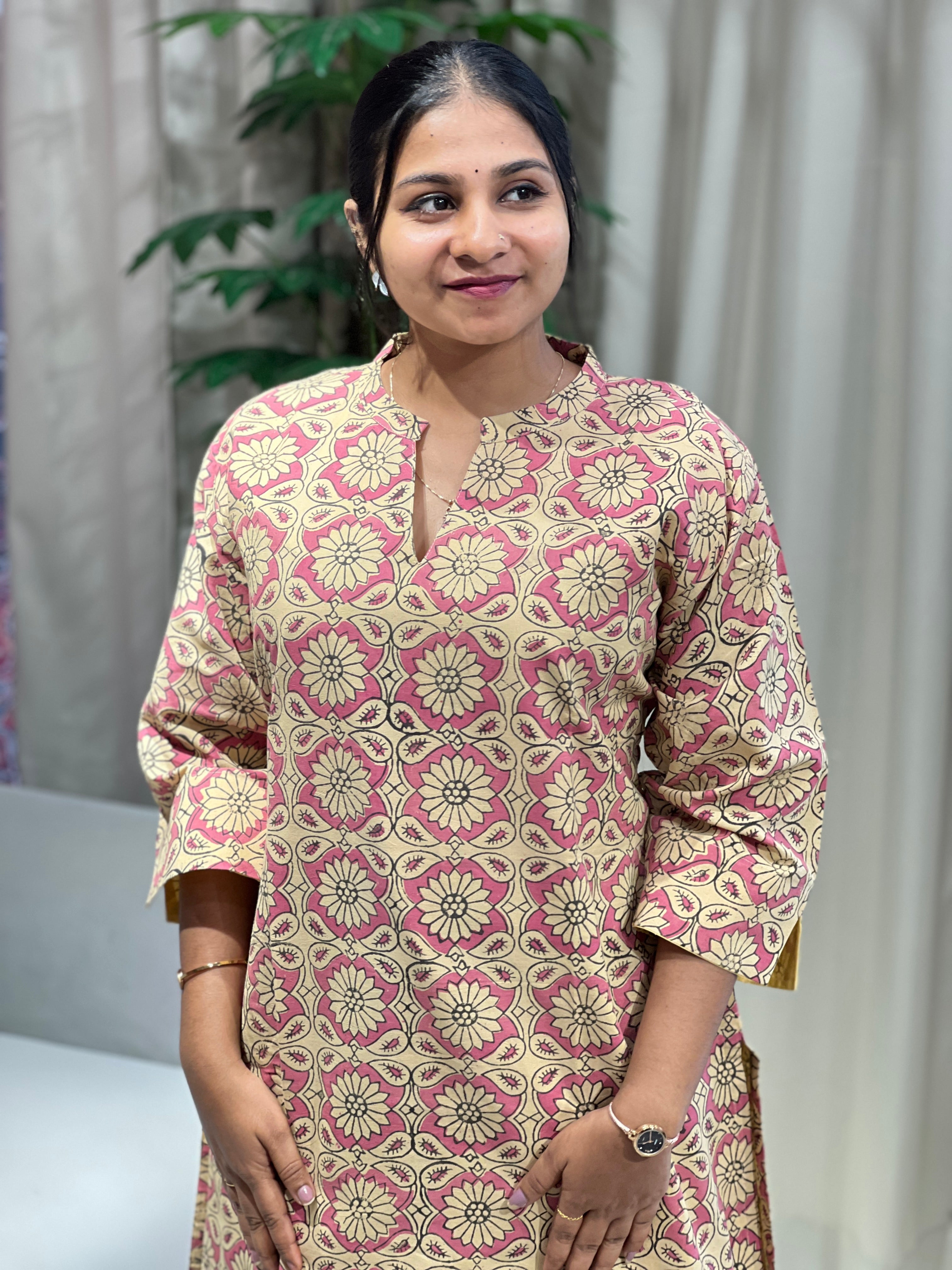 Printed Cotton Kurta | RMLA243
