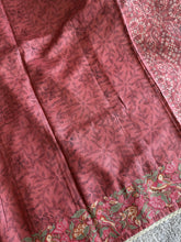 Bandhani Patterned Block Printed Tussar Saree | RGD317