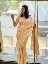 Printed Pattern Semi Tussar Saree | SVF179