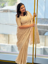 Printed Pattern Semi Tussar Saree | SVF179