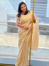 Printed Pattern Semi Tussar Saree | SVF179