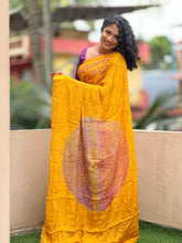 Bandhani Printed Modal Silk Saree | SAC120