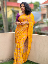 Bandhani Printed Modal Silk Saree | SAC120