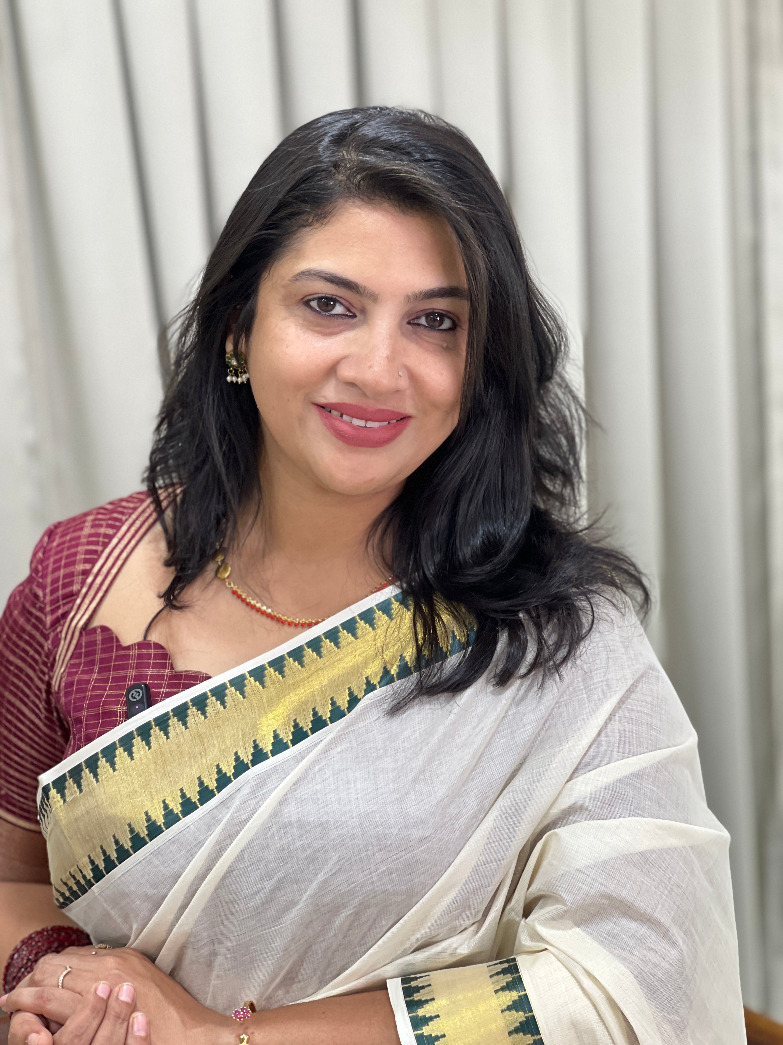 Temple Border Pattern Kerala Cotton Saree | GAT600