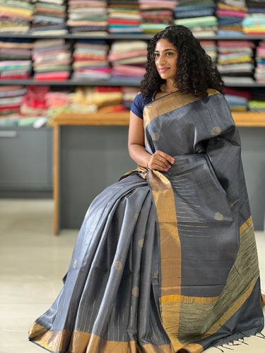 Polka Dot Design Tussar Sarees |  PD787