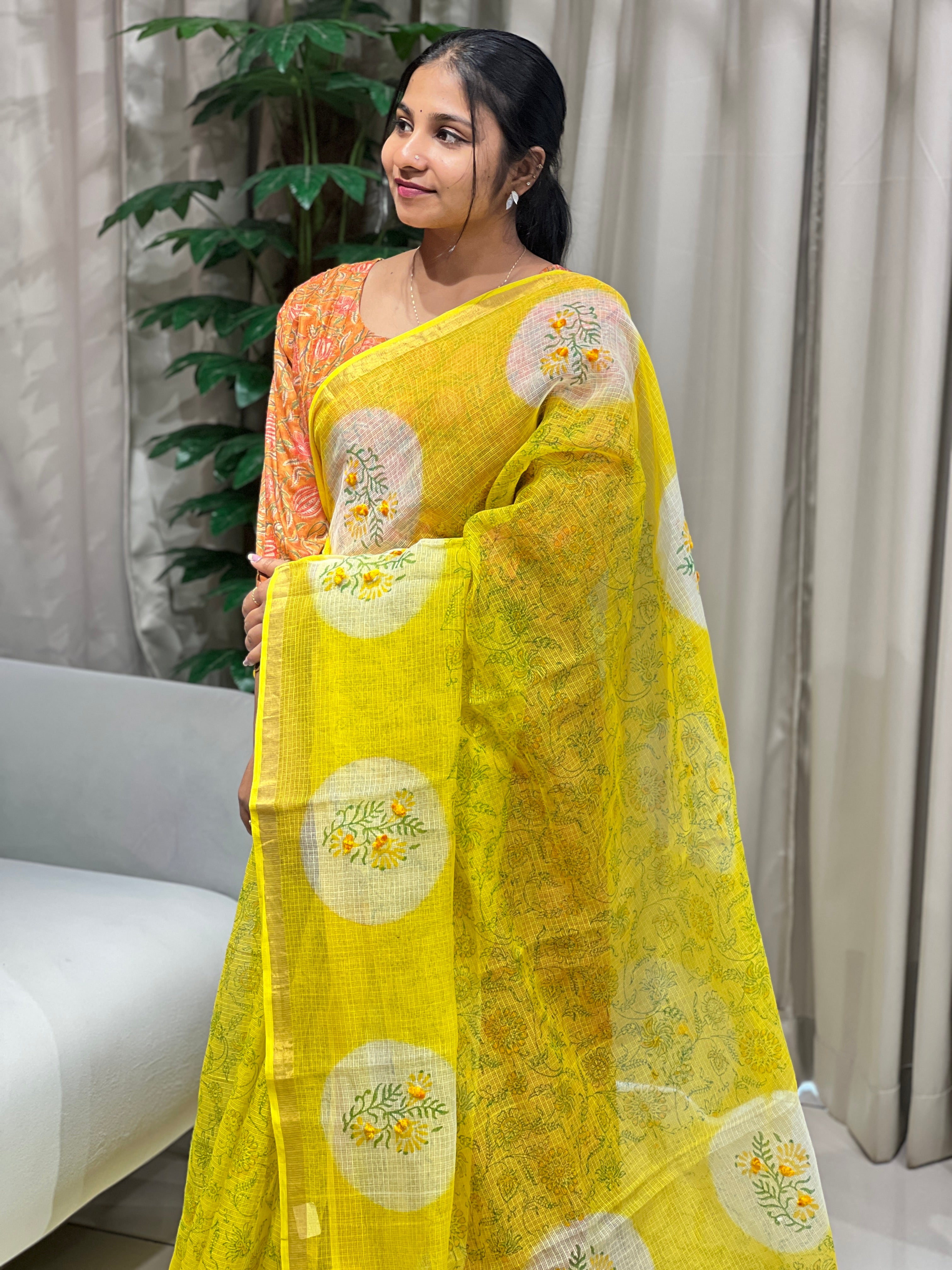 Screen Printed Kota Saree | NRK164