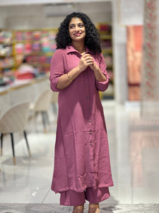 Crinkle Rayon Kurta Set | NCF243