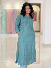 A-Line Pattern Semi Silk Kurta | SV277