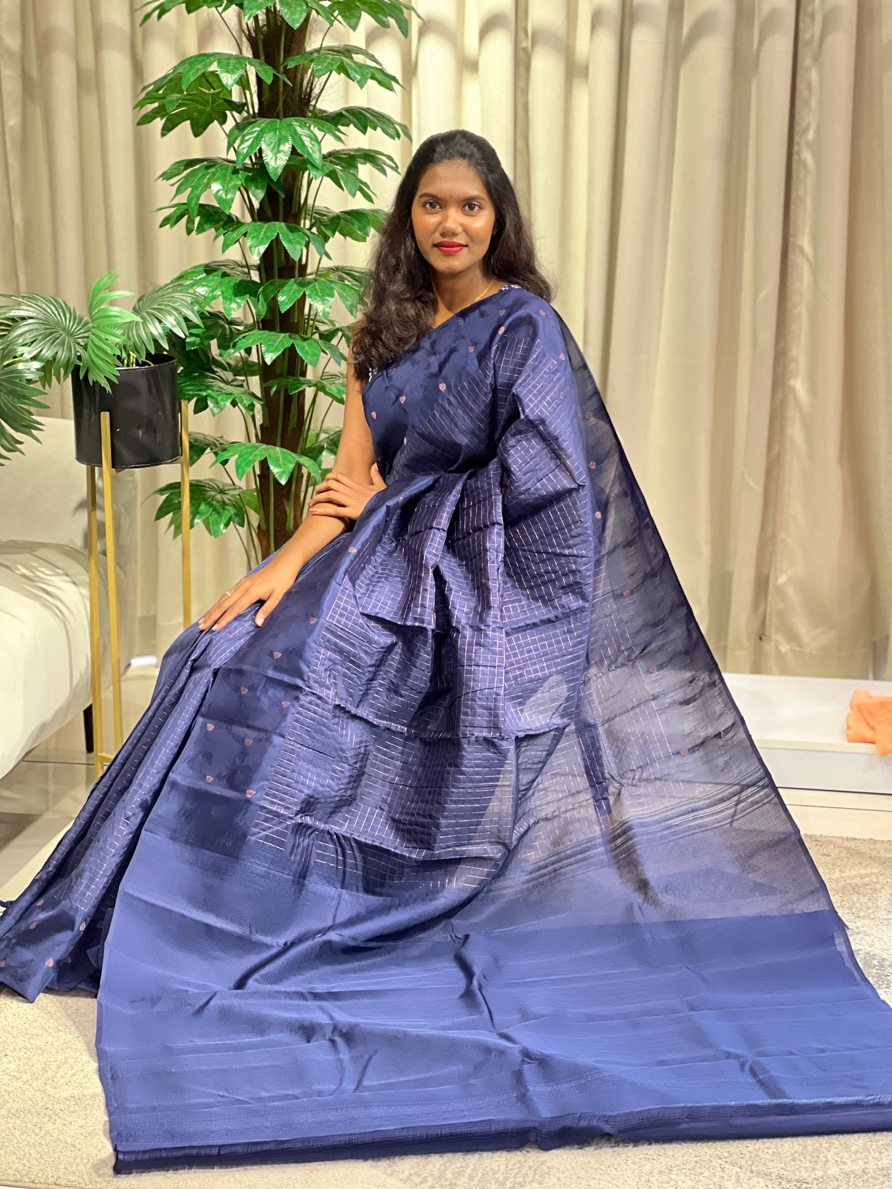 Traditional Khattam Pattern Woven Powerloom Sarees | RTD151