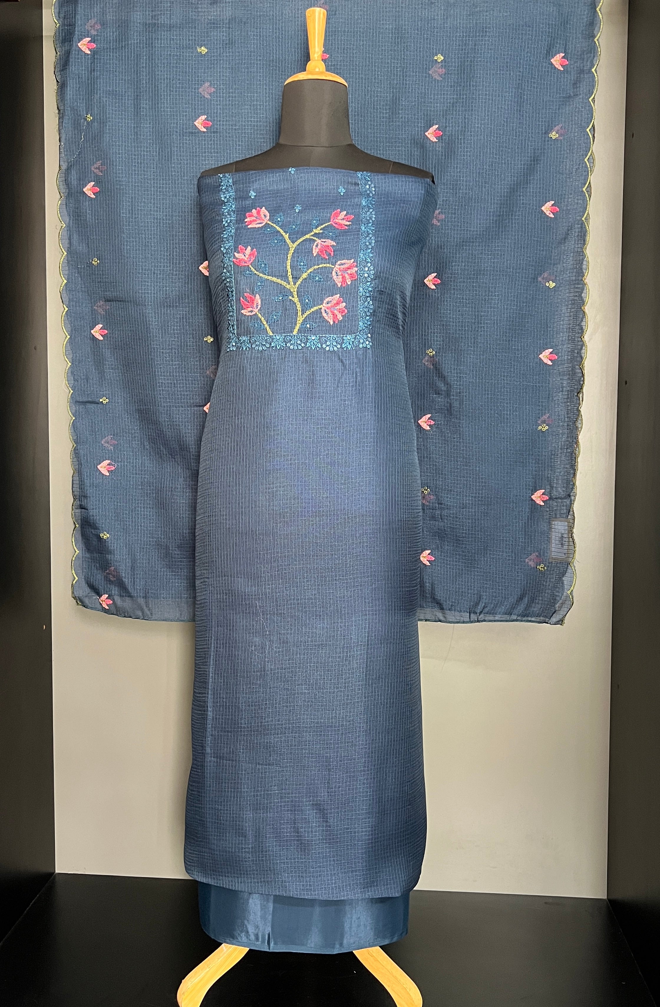 Cross Stitch Pattern Silky Kota Salwar Set | SW2482