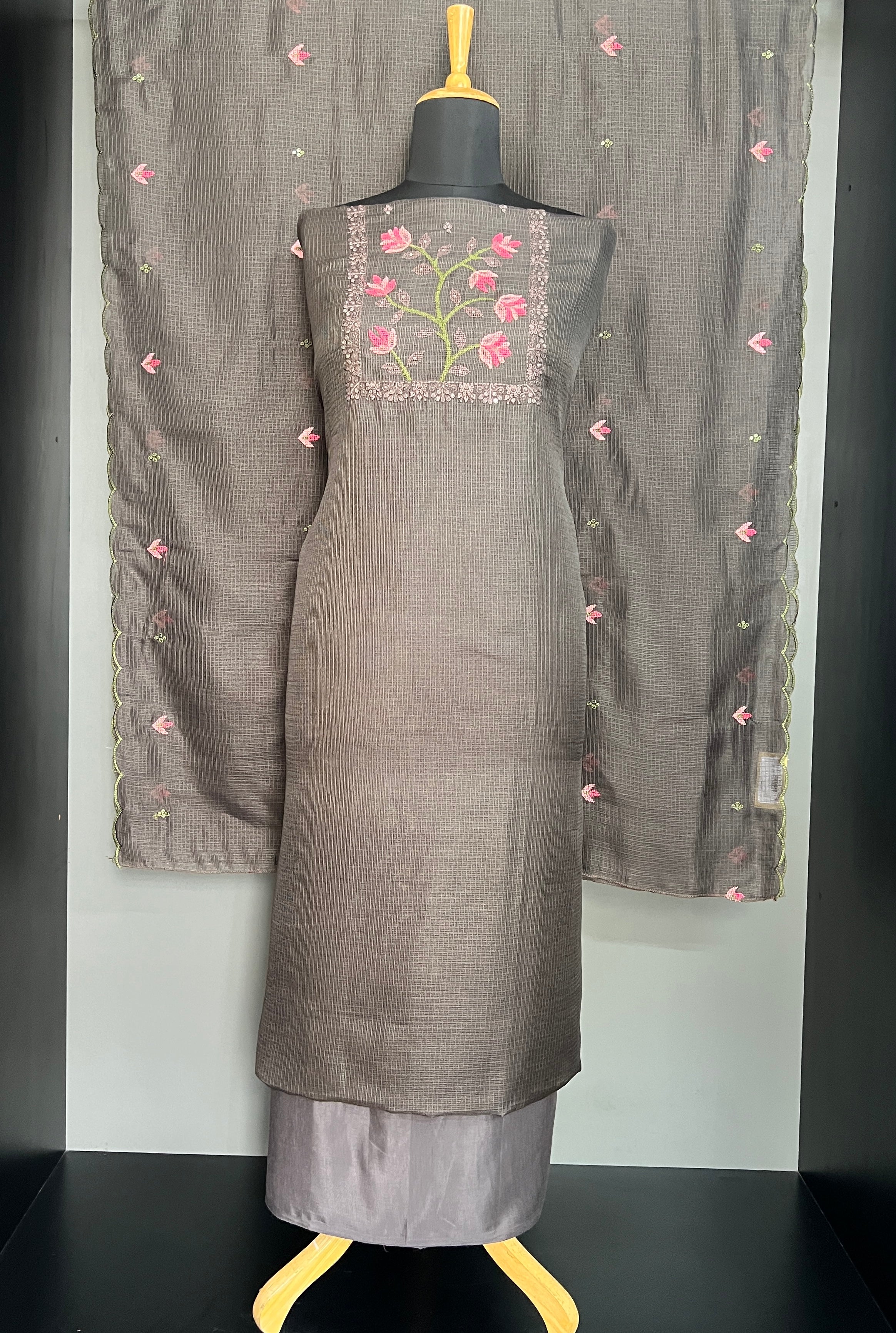 Cross Stitch Pattern Silky Kota Salwar Set | SW2483