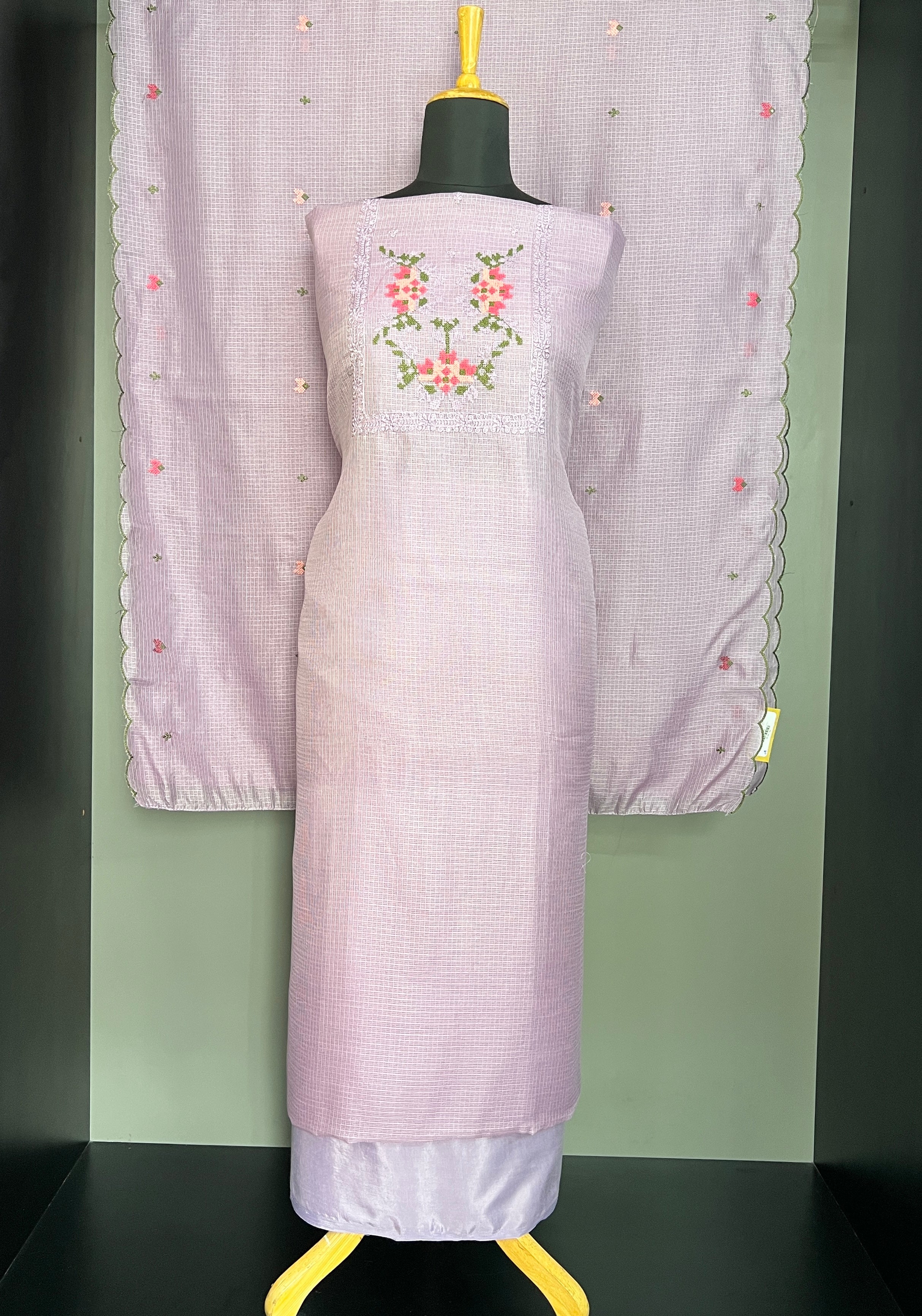 Cross Stitch Pattern Silky Kota Salwar Set | SW2487