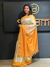 Shibori Patterned Silky Kota Saree | SK424