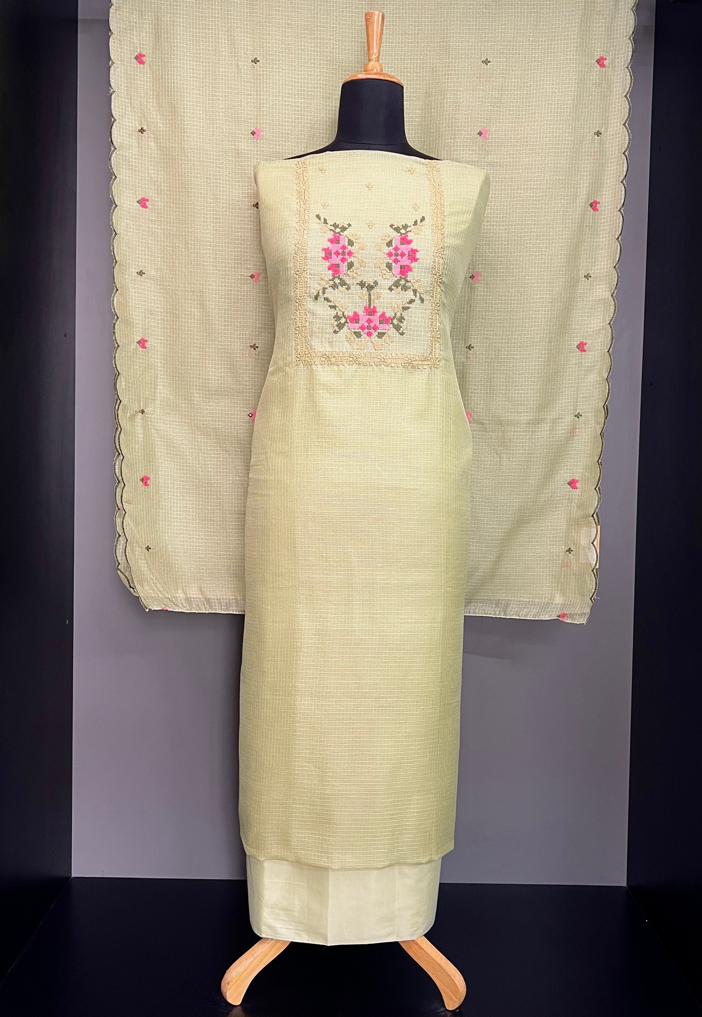 Cross Stitch Pattern Silky Kota Salwar Set | SW2485