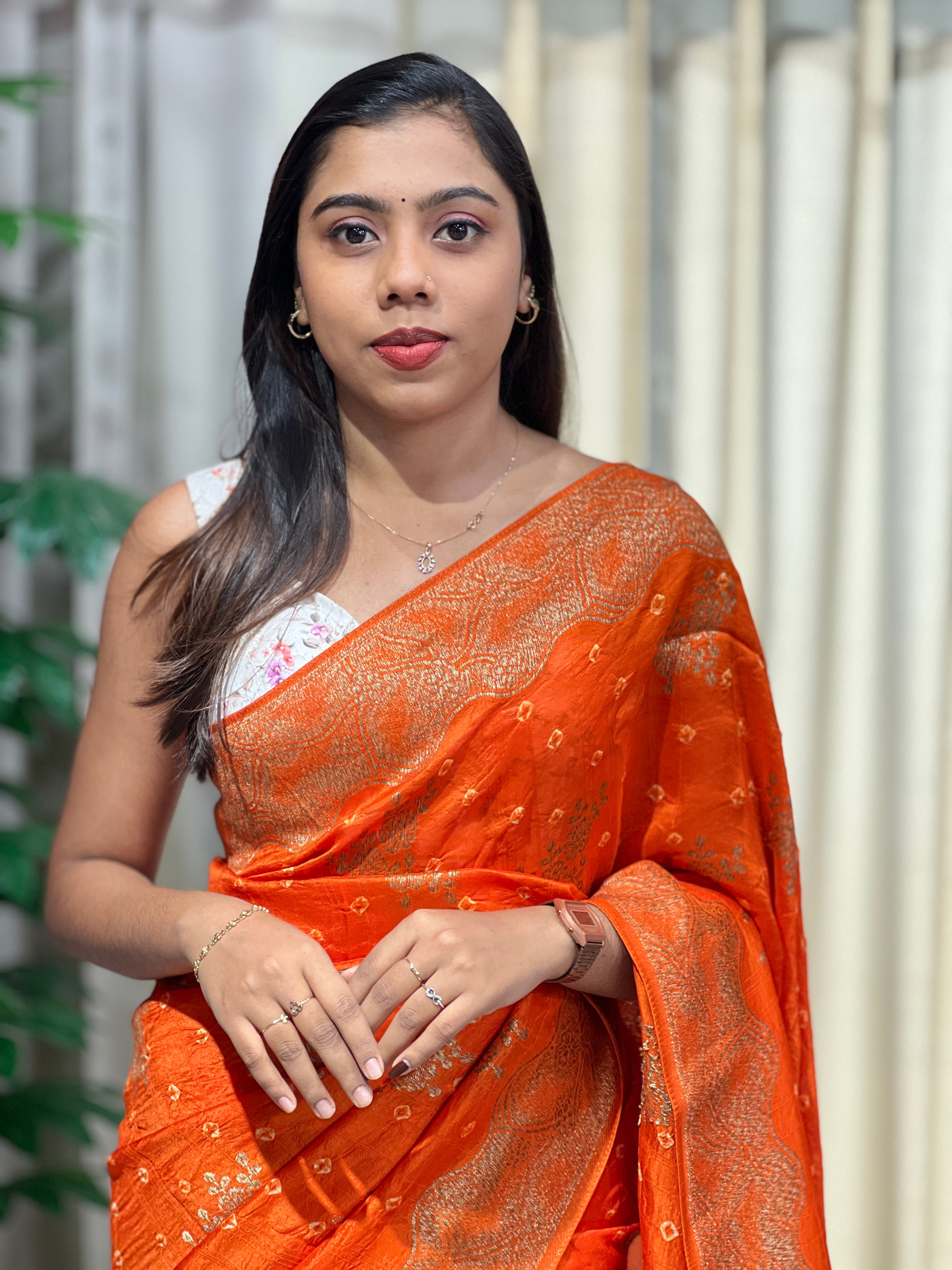 Banarasi Woven Semi Tussar Saree | YNG1213